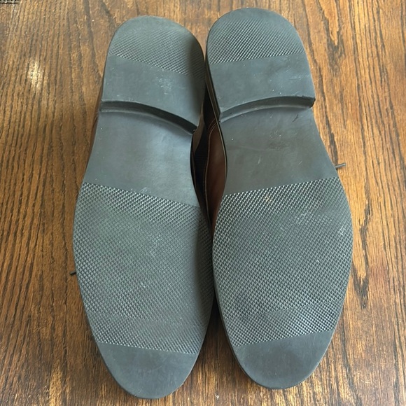 Apt. 9 Brown Leather Oxfords with Polished Finish - Picture 5 of 10